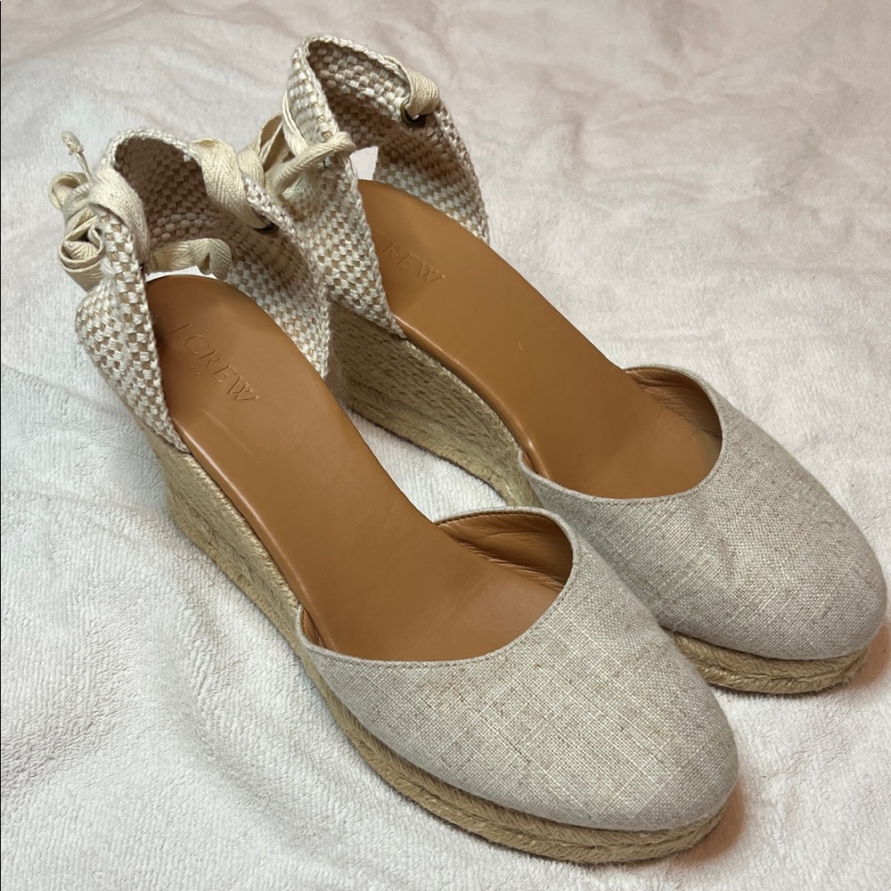 Canvas Espadrille Wedges J Crew
